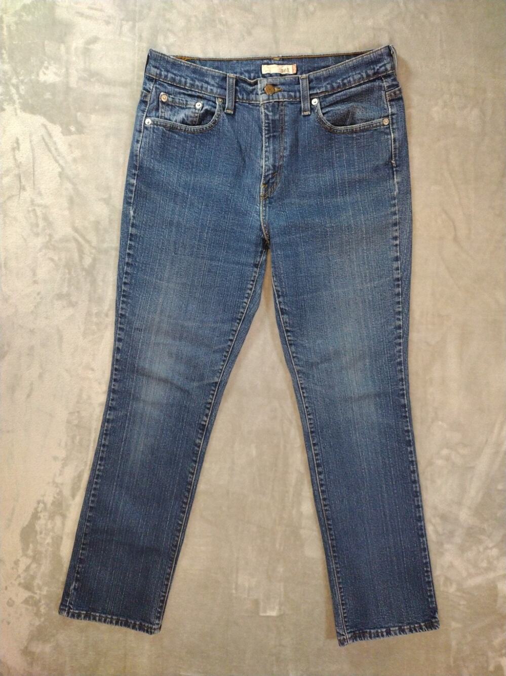 Vtg Levis 505 Jeans Womens 10M(30×29) Straight Leg Medium Wash Mid Rise Western